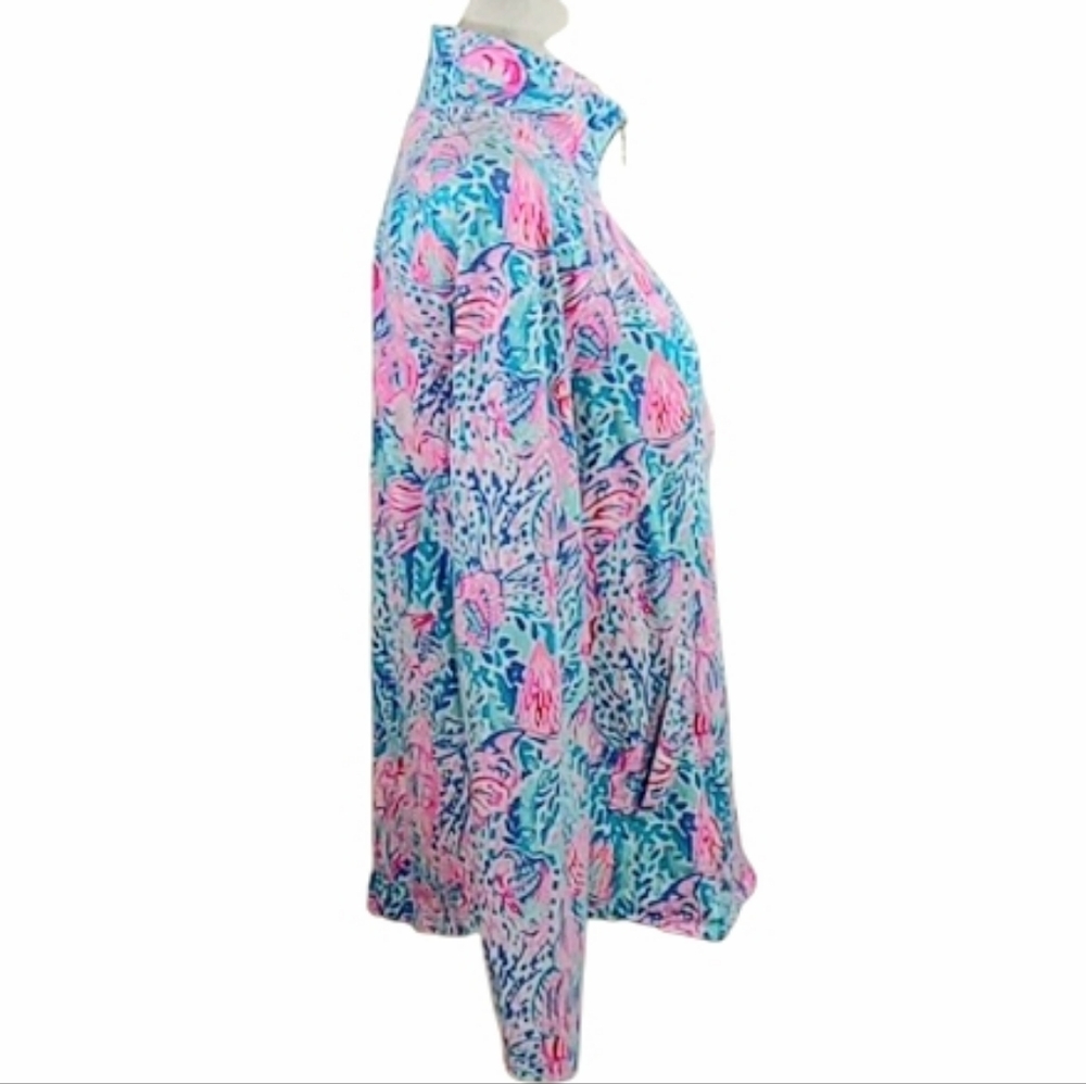 Lilly Pulitzer Skipper Popover in Treasure Trove Print Pullover UPF 50 + Size M - Picture 5 of 14